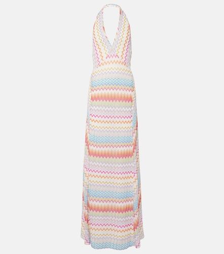 Robe longue Zig Zag en lamé - Missoni - Modalova