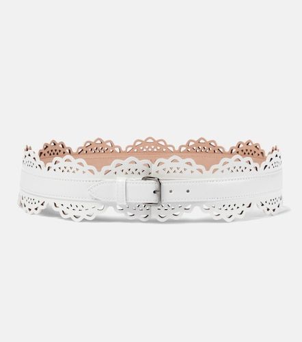 Alaia Laser-cut leather belt - Alaia - Modalova