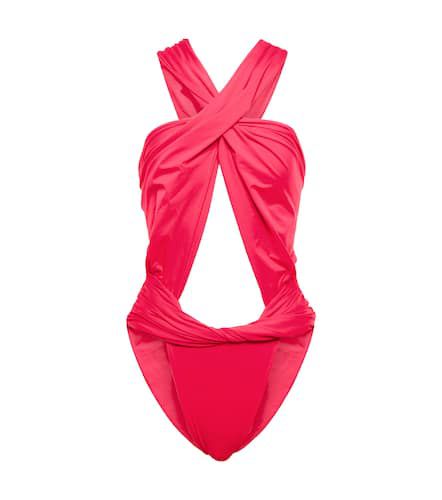 Cutout halterneck swimsuit - Magda Butrym - Modalova