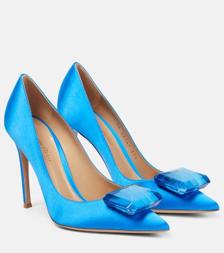 Gianvito Rossi Jaipur satin pumps - Gianvito Rossi - Modalova