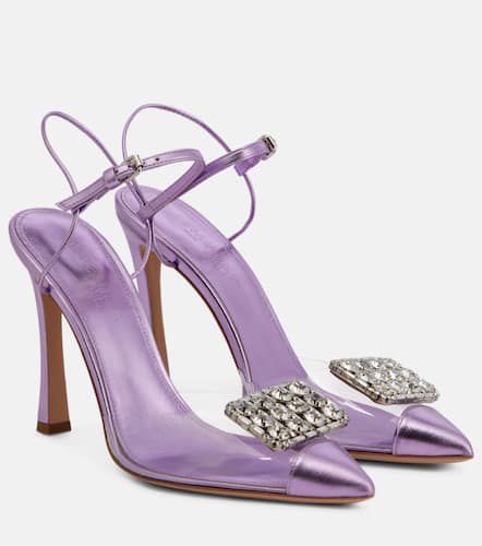 Pumps in pelle e PVC con cristalli - Giambattista Valli - Modalova