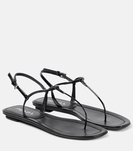 Prada Patent leather thong sandals - Prada - Modalova