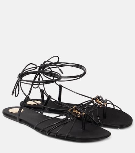 Sandalen Babylone aus Leder - Saint Laurent - Modalova