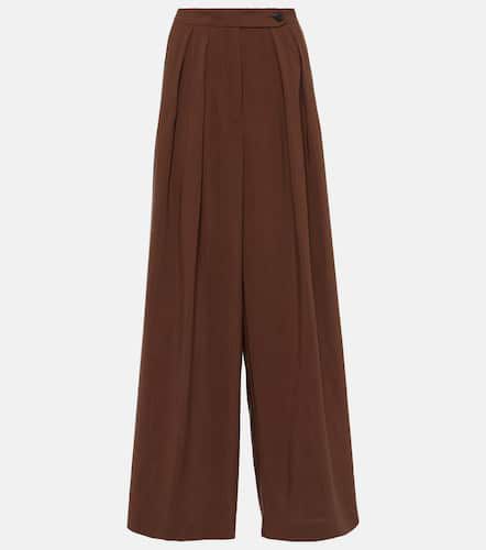 Satin wide-leg pants - Dries Van Noten - Modalova