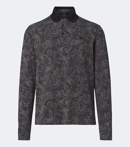 Polo de piqué de algodón estampado - Etro - Modalova