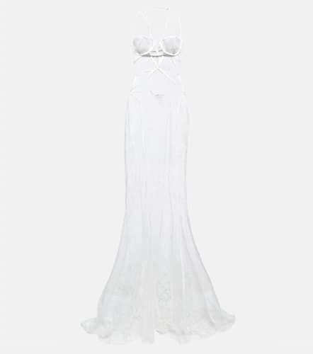 Bridal halterneck lace gown - Nensi Dojaka - Modalova