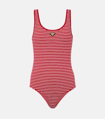 Prada Logo cotton-blend bodysuit - Prada - Modalova