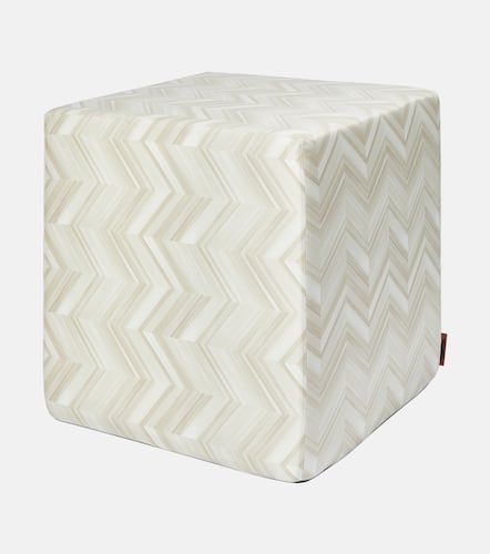 Pouf Layers Inlay a zig-zag in satin - Missoni - Modalova