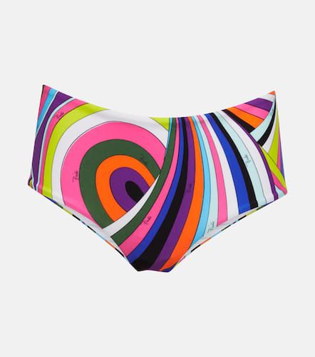 Slip bikini a vita media Iride con stampa - Pucci - Modalova