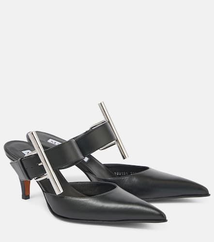 McQueen Mules Birdee T-Bar de piel - McQueen - Modalova
