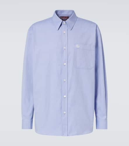 Gucci Camicia Oxford in cotone GG - Gucci - Modalova