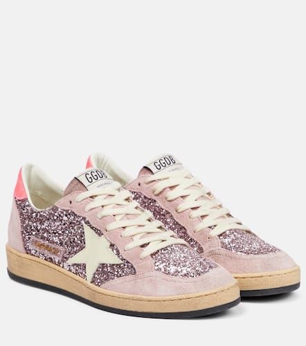 Ball Star glitter suede sneakers - Golden Goose - Modalova