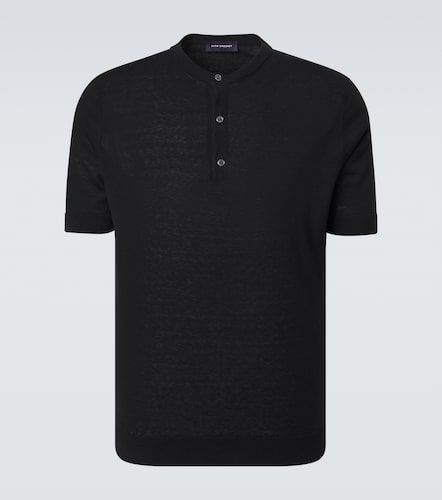 Thom Sweeney T-shirt in seta e lino - Thom Sweeney - Modalova