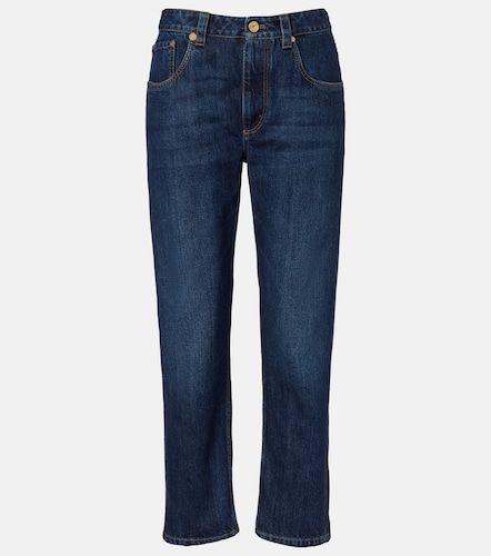 Cropped straight jeans - Brunello Cucinelli - Modalova
