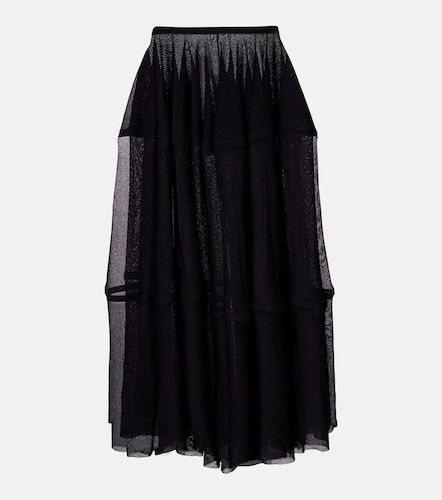 Alaïa Falda midi semitransparente - Alaia - Modalova