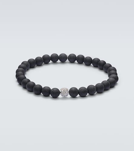 Armband aus Onyx mit 14kt Weißgold und Diamanten - Sydney Evan - Modalova