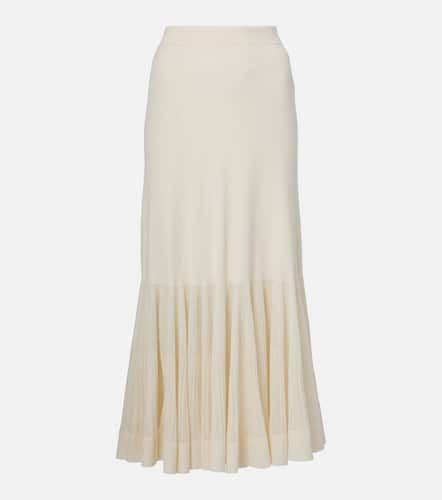 Illuminate pleated ribbed-knit midi skirt - Zimmermann - Modalova