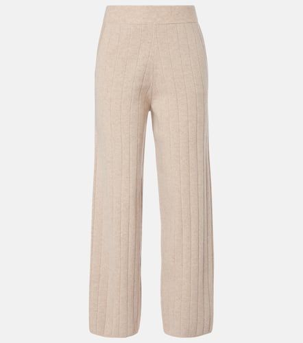Pantaloni sportivi Jardin in maglia di cashmere a coste - Max Mara - Modalova