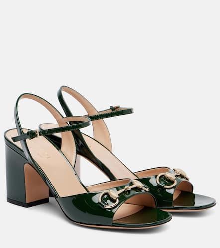 Sandalias Lady Horsebit 75 de charol - Gucci - Modalova