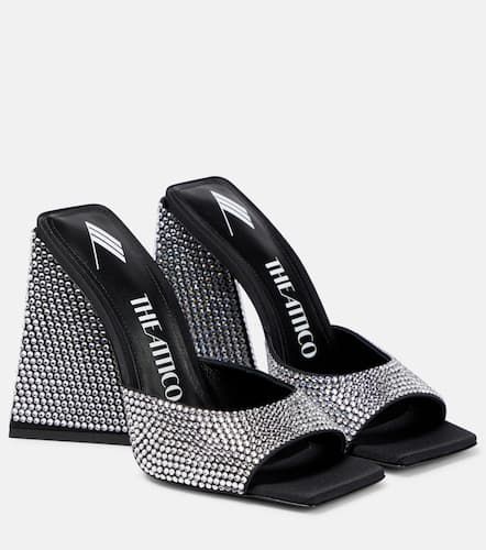 Devon crystal-embellished mules - The Attico - Modalova