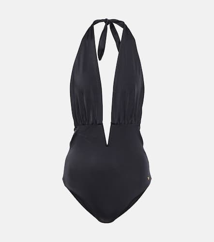 Bañador de jersey con cuello halter - Tom Ford - Modalova