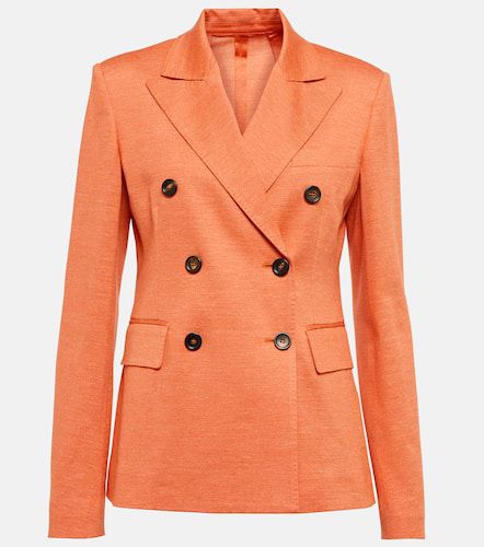 Blazer Zirlo in cotone e lino - Max Mara - Modalova