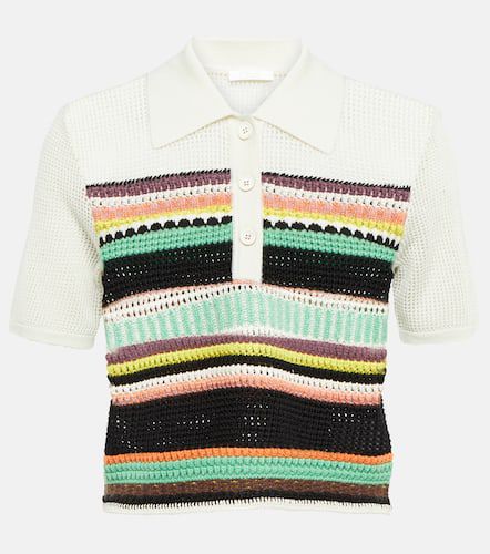 Chloé Cropped wool polo shirt - Chloe - Modalova