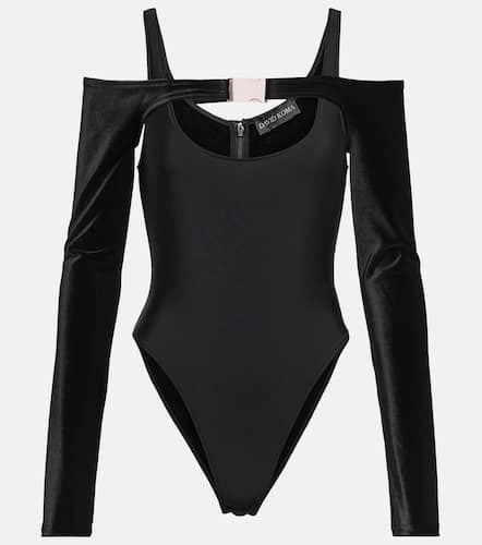 Embellished cutout bodysuit - David Koma - Modalova