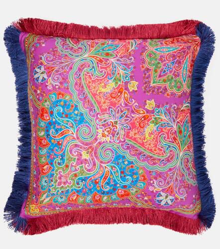 Cuscino in cotone con stampa paisley - Etro - Modalova