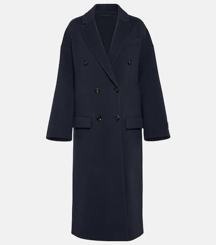 Double-breasted wool and cashmere coat - Brunello Cucinelli - Modalova