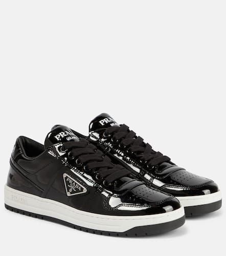 Downtown patent leather sneakers - Prada - Modalova