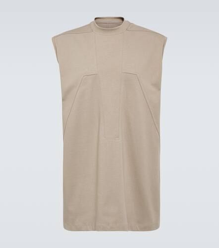 Splintered Tarp cotton jersey tank top - Rick Owens - Modalova