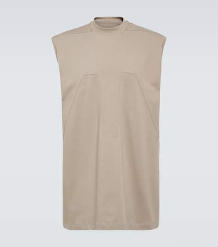 Splintered Tarp cotton jersey tank top - Rick Owens - Modalova