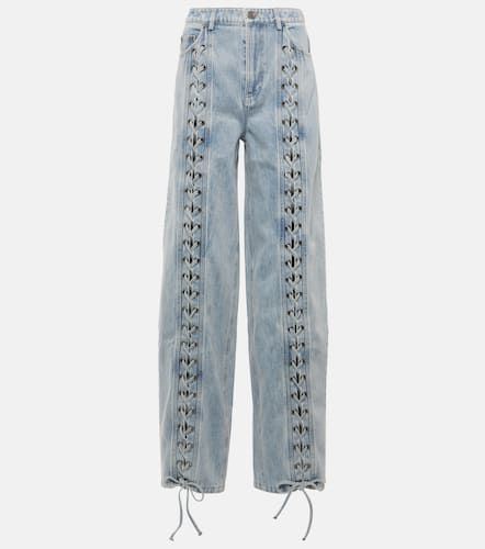 Rotate Lace-detail straight jeans - Rotate - Modalova