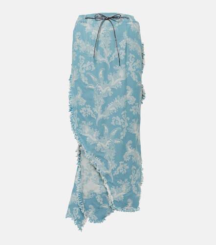 Metro jacquard cotton midi skirt - Vivienne Westwood - Modalova