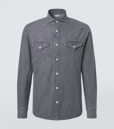 Brunello Cucinelli Camisa de denim - Brunello Cucinelli - Modalova