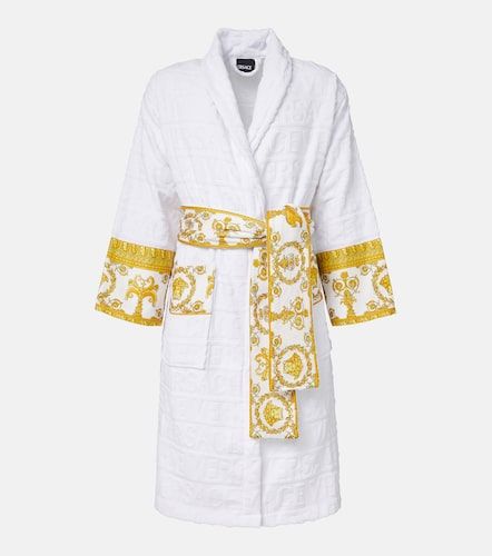 Albornoz I Love Baroque de rizo de algodón estampado - Versace Home - Modalova