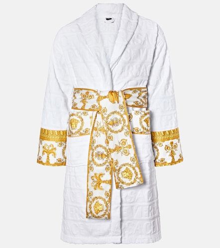 Bata I Love Baroque de rizo de algodón estampado - Versace Home - Modalova