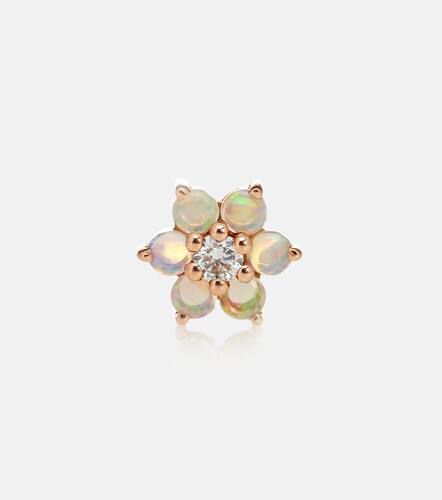 Garland 18kt rose single earring with opal and diamond - Maria Tash - Modalova