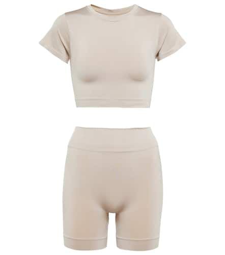 Mindful crop top and Composed shorts set - PrismÂ² - Modalova