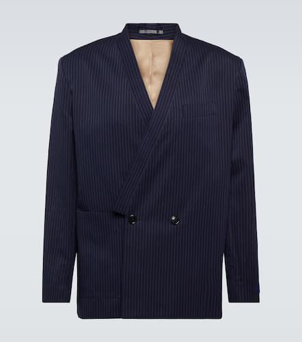 Pinstripe cotton and linen jacket - Kenzo - Modalova