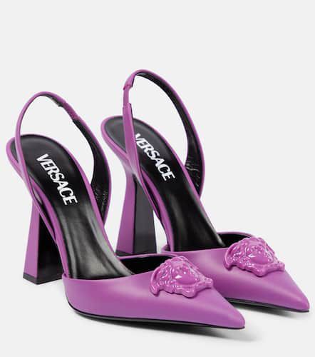 Pumps slingback La Medusa in pelle - Versace - Modalova