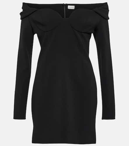 Off-shoulder wool-blend minidress - Magda Butrym - Modalova