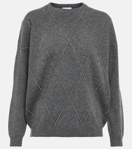 Sequined wool and cashmere sweater - Brunello Cucinelli - Modalova