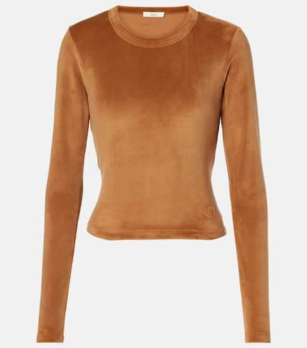 Chloé Top aus Samt - Chloe - Modalova