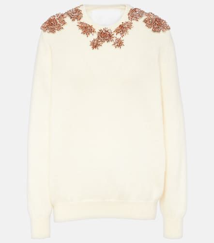 Crystal-embellished sweater - Costarellos - Modalova