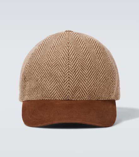 Herringbone wool baseball cap - Ralph Lauren Purple Label - Modalova