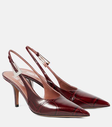 Jessica 75 leather slingback pumps - Paris Texas - Modalova