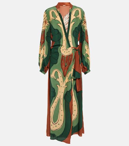 Printed maxi wrap dress - Johanna Ortiz - Modalova