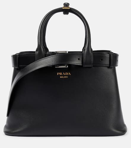 Buckle Medium leather shoulder bag - Prada - Modalova